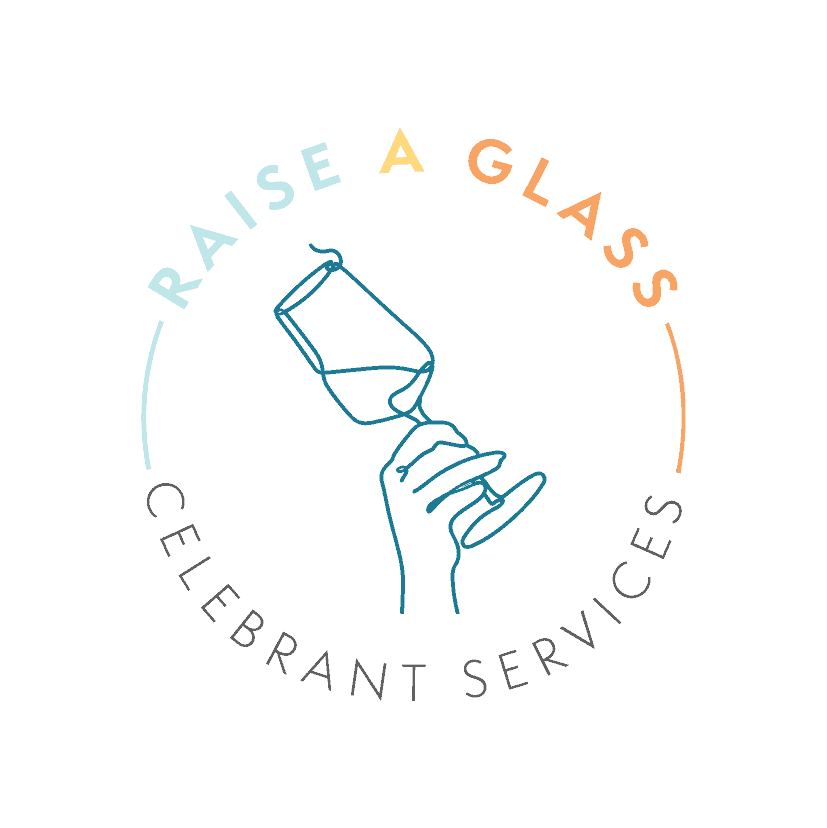 raise a glass primary logo colour